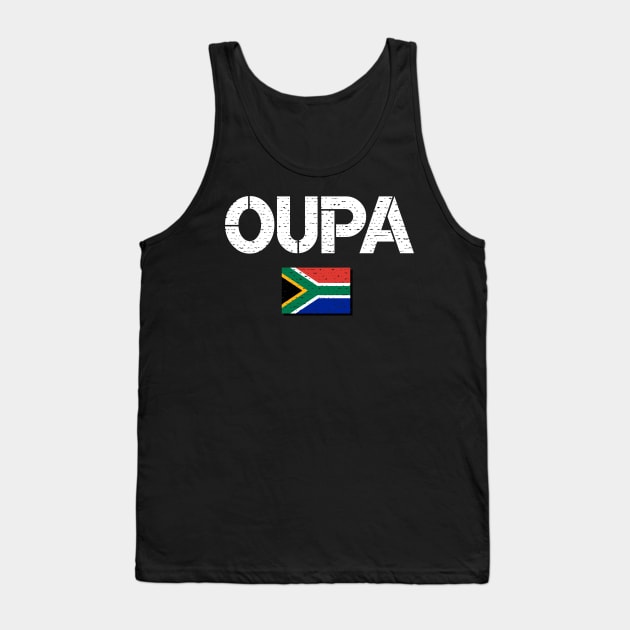 Oupa Grandpa South Africa Tank Top by BraaiNinja